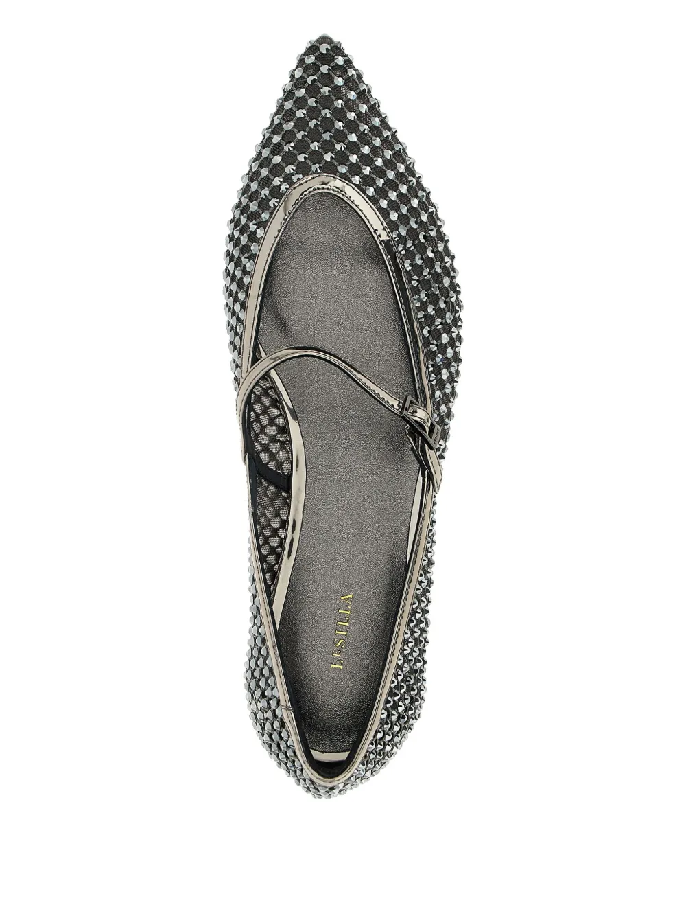 Le Silla Gilda ballerina's met kristallen Grijs