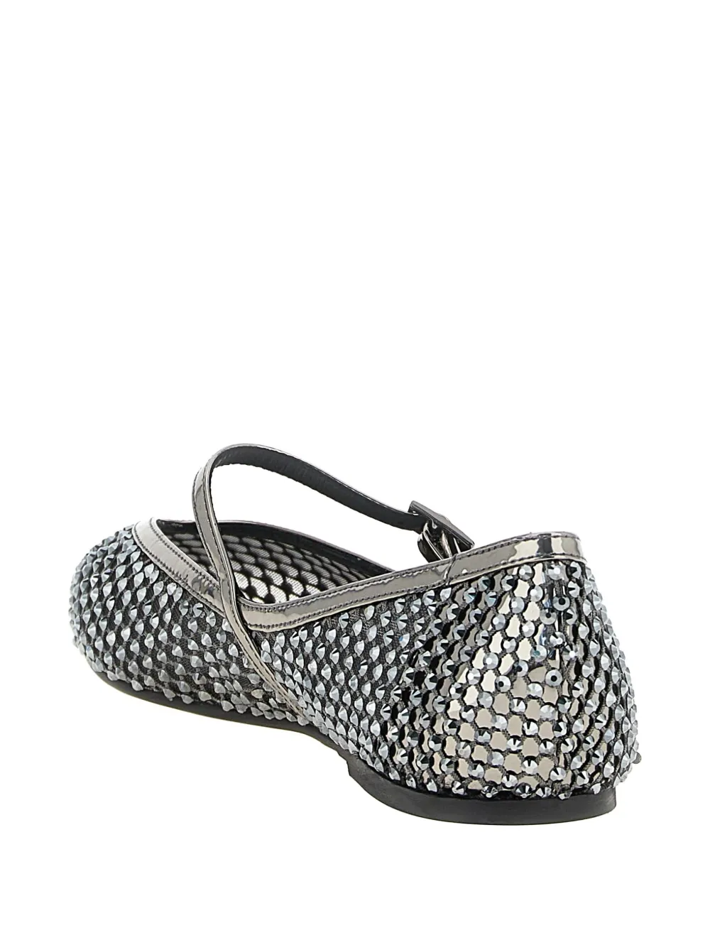Le Silla Gilda ballerina's met kristallen Grijs