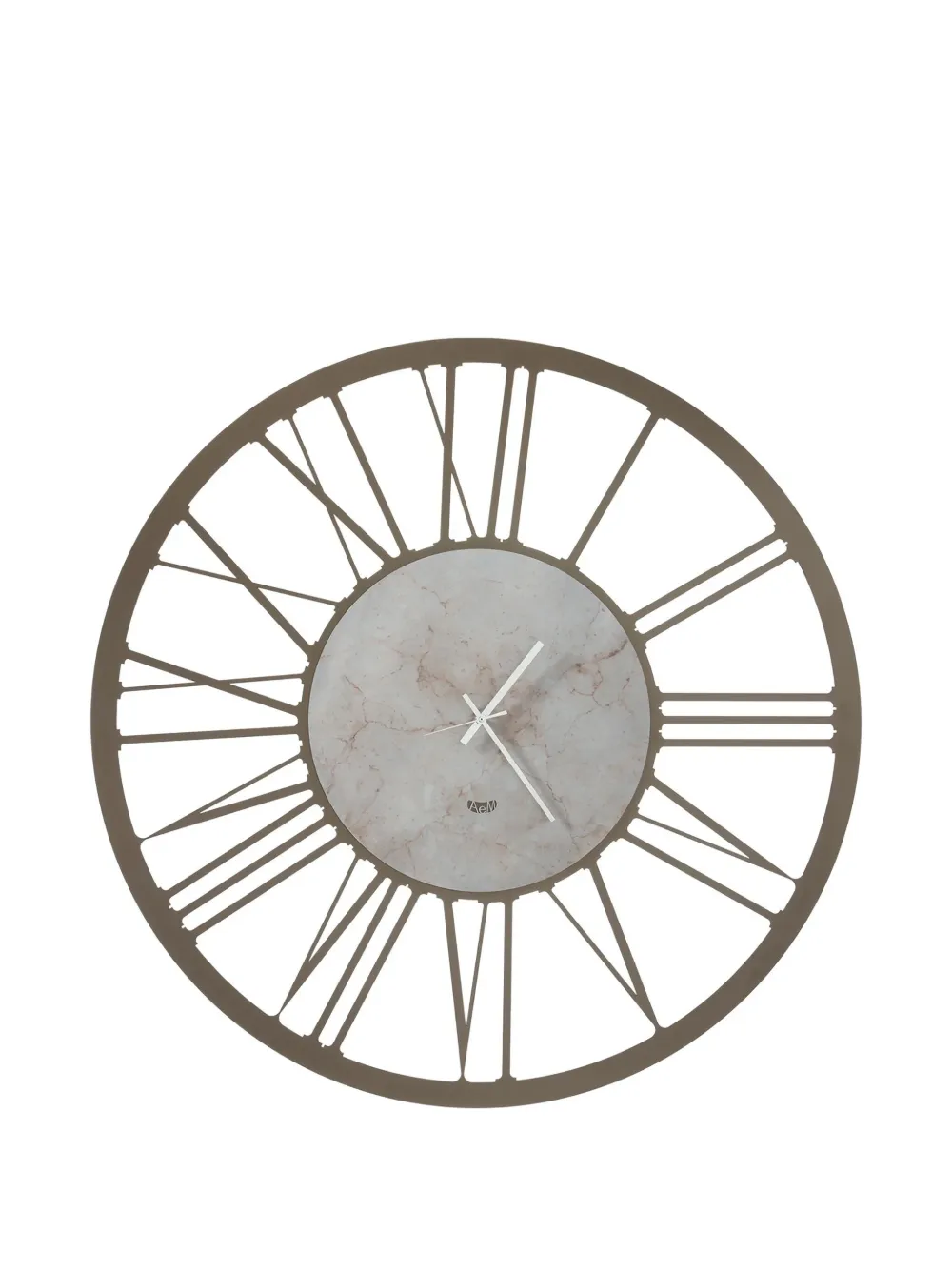 Arti & Mestieri Marble-effect Wall Clock In Multi