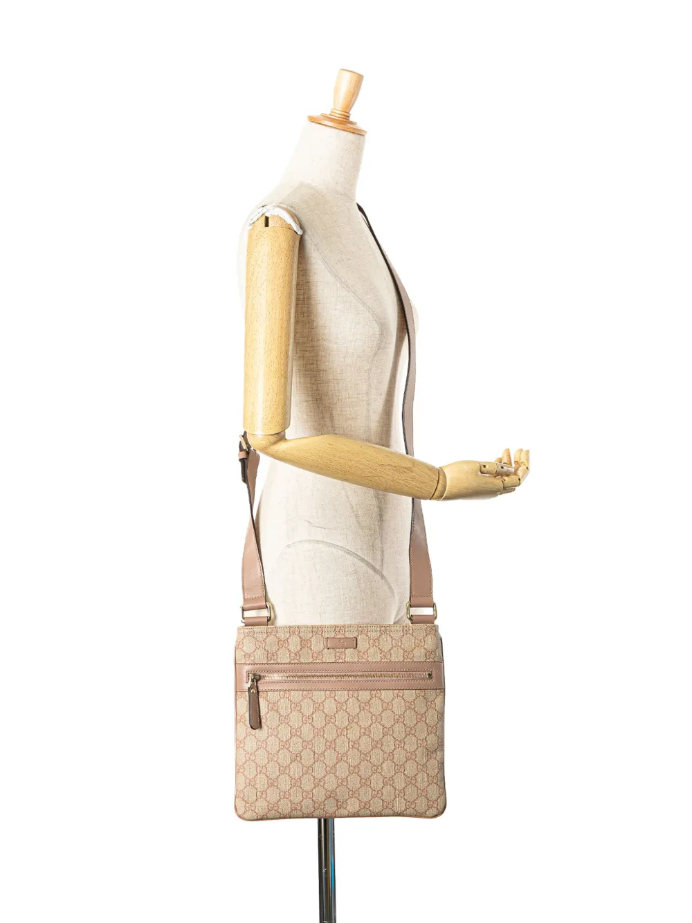 Gucci Pre-Owned 2000-2015 GG Supreme Flat Messenger Bag crossbody bag | Pre-Owned | Image 2