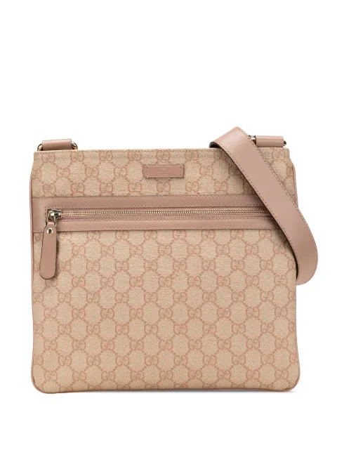 Gucci Pre-Owned 2000-2015 GG Supreme Flat Messenger Bag crossbody bag