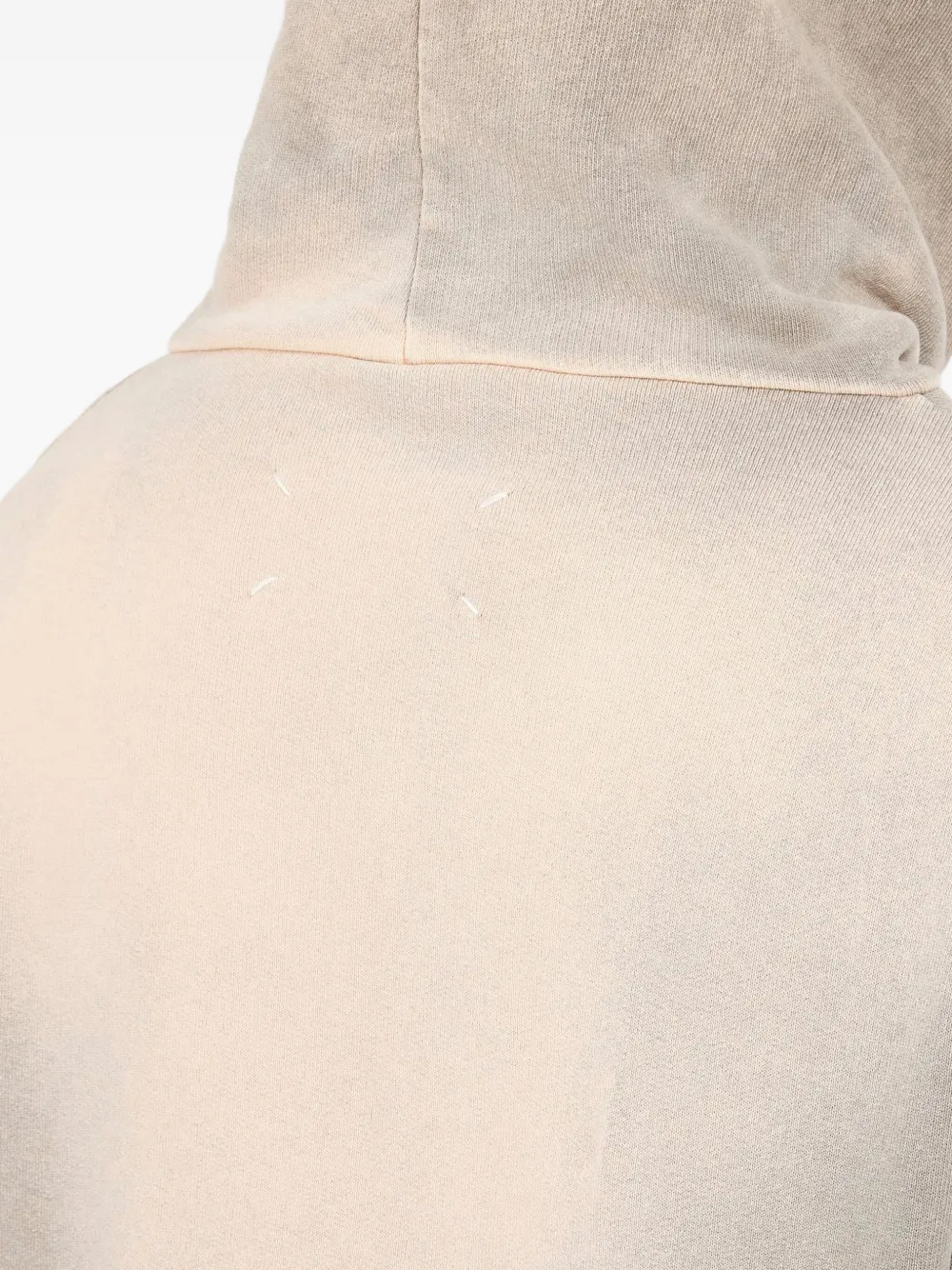 Maison Margiela Hoodie met ombré-effect Beige