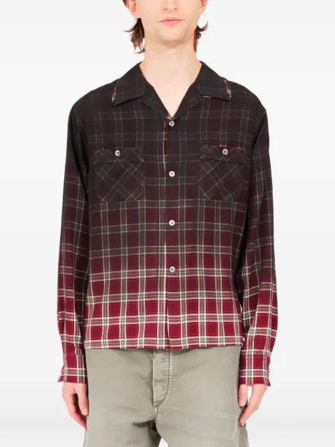 Maison Margiela ombre plaid shirt