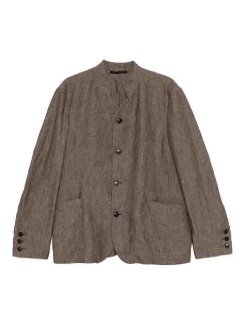 Giorgio Armani mandarin-collar blazer