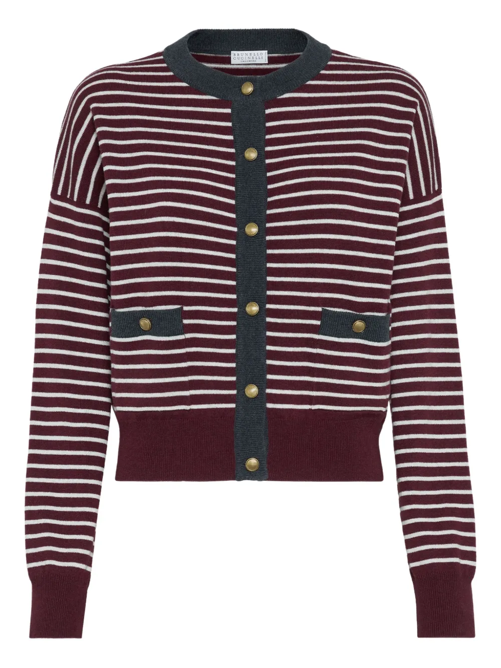 Brunello Cucinelli Striped Cardigan