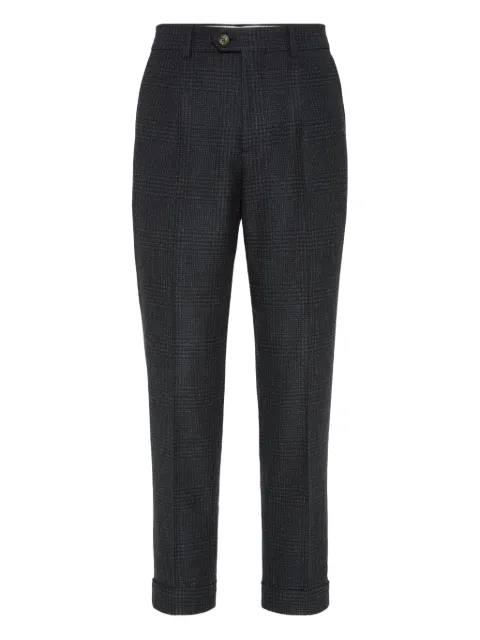 Brunello Cucinelli virgin wool-blend straight-leg trousers