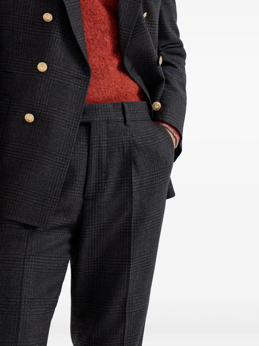 Brunello Cucinelli Straight broek Zwart