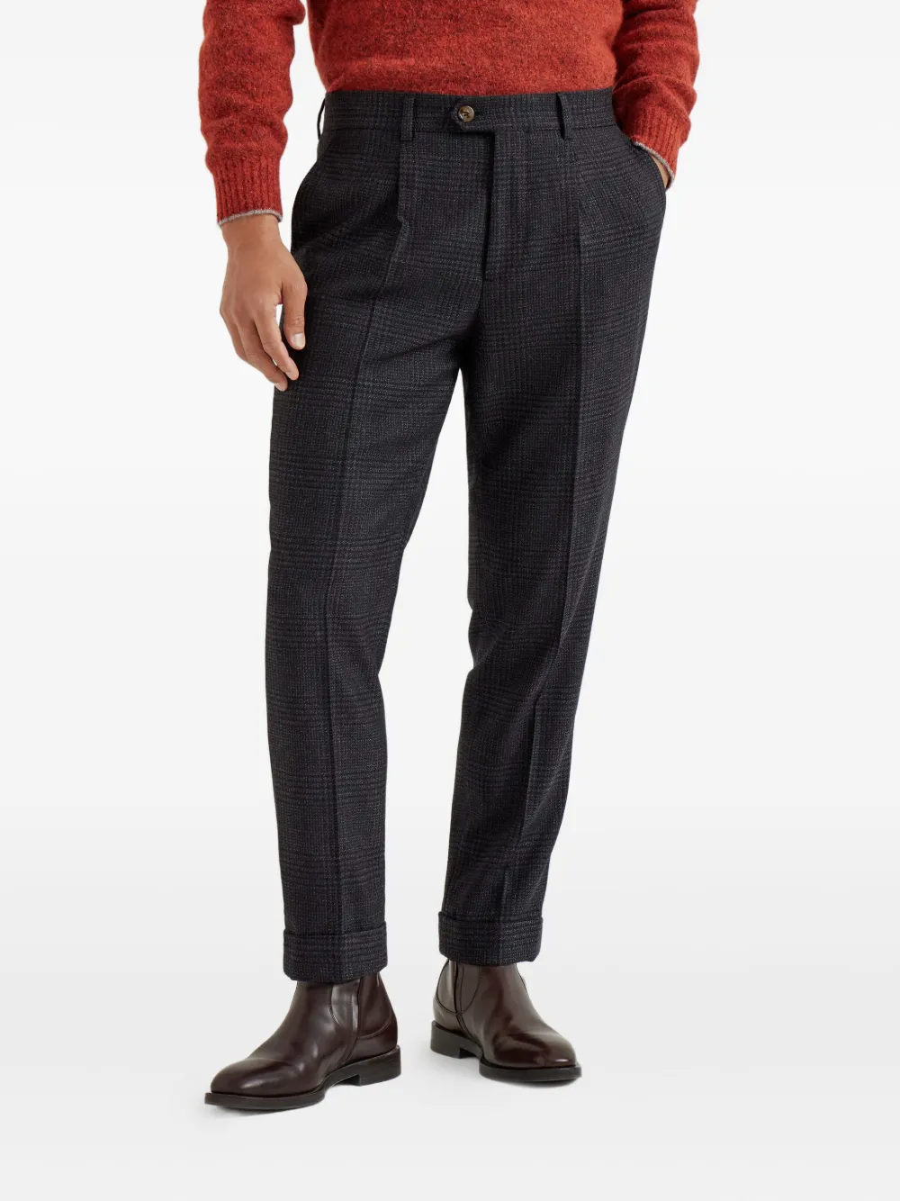Brunello Cucinelli Straight broek Zwart