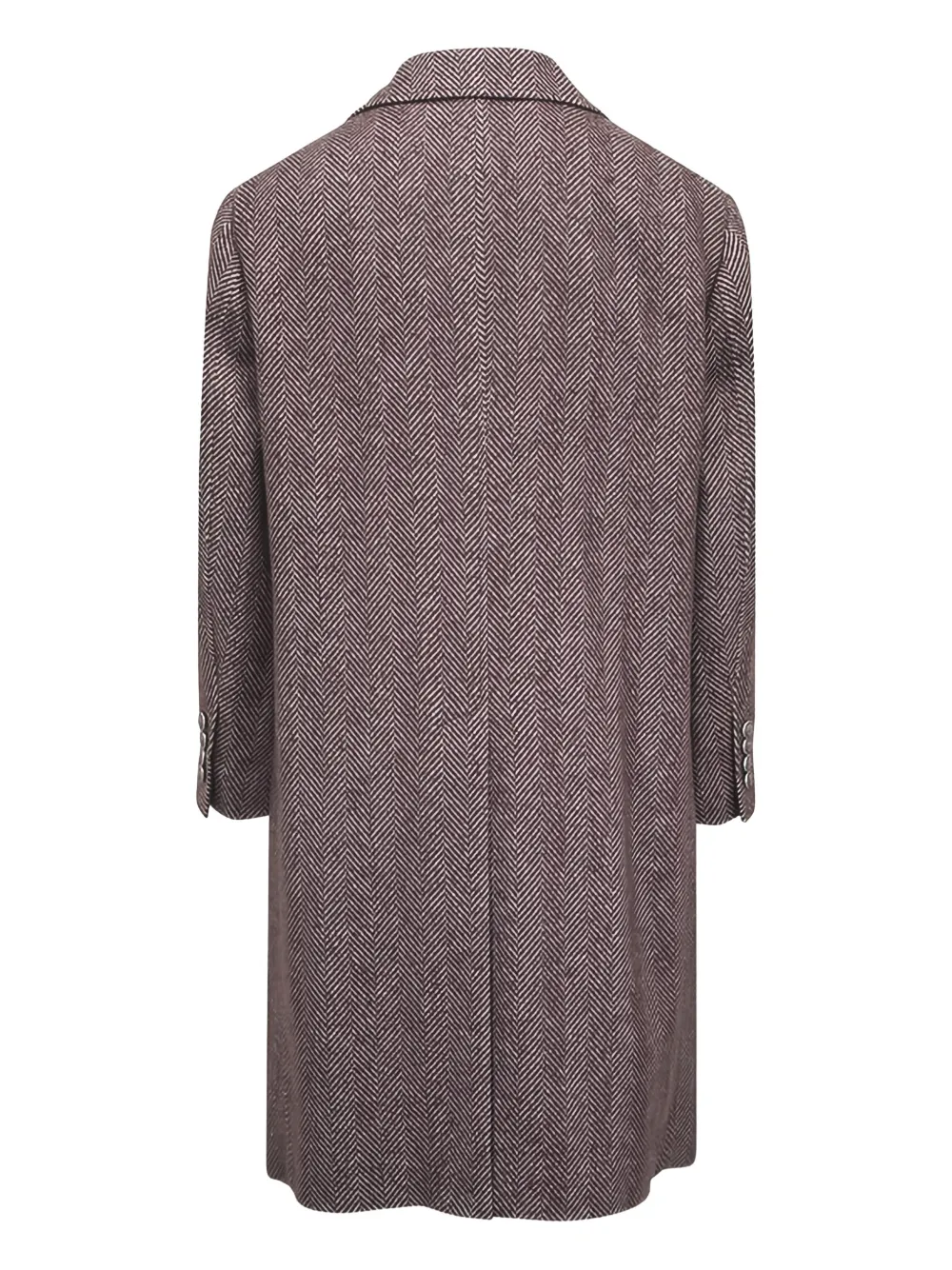 Brunello Cucinelli herringbone single-breasted coat | Single Breasted Coats | Image 2