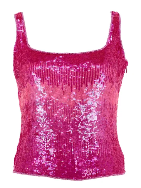 Henry Bendel Pre-Owned sequin-embellished top
