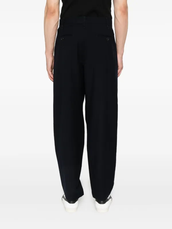 新品GIORGIO ARMANI ウールパンツ Giorgio Armani ウール パンツ | ブルー | FARFETCH JP