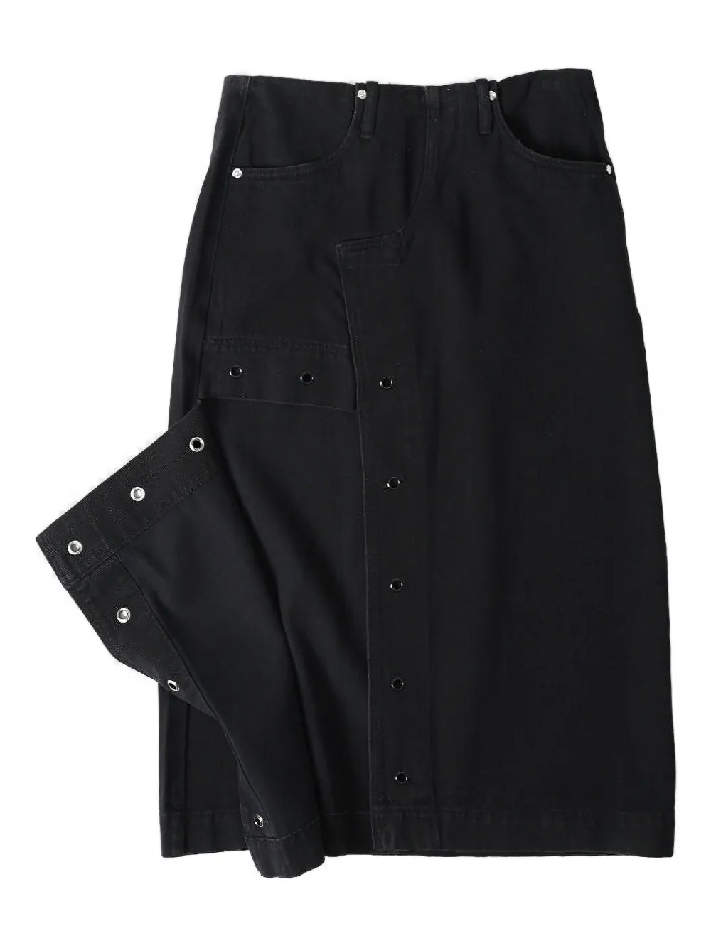 House Of Sunny Half Cut Skirt In Black