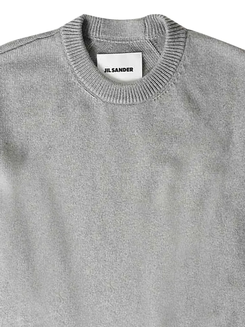 Jil Sander Mouwloze trui met ronde hals - Grijs