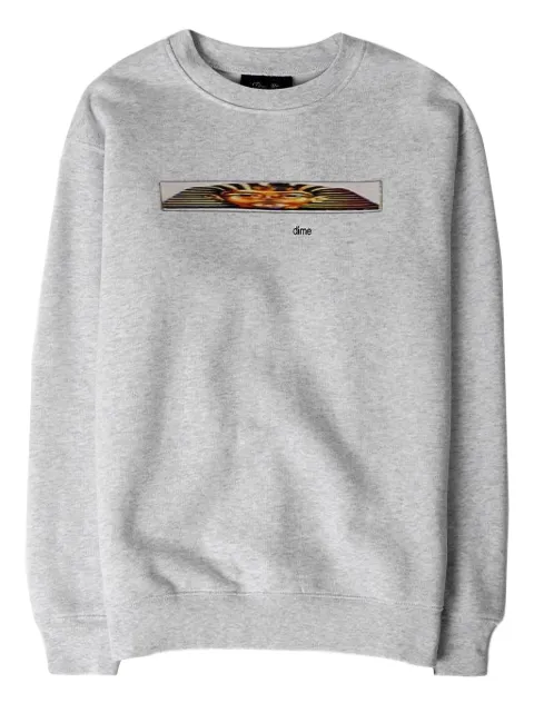 dime pharaoh-print crew-neck sweatshirt