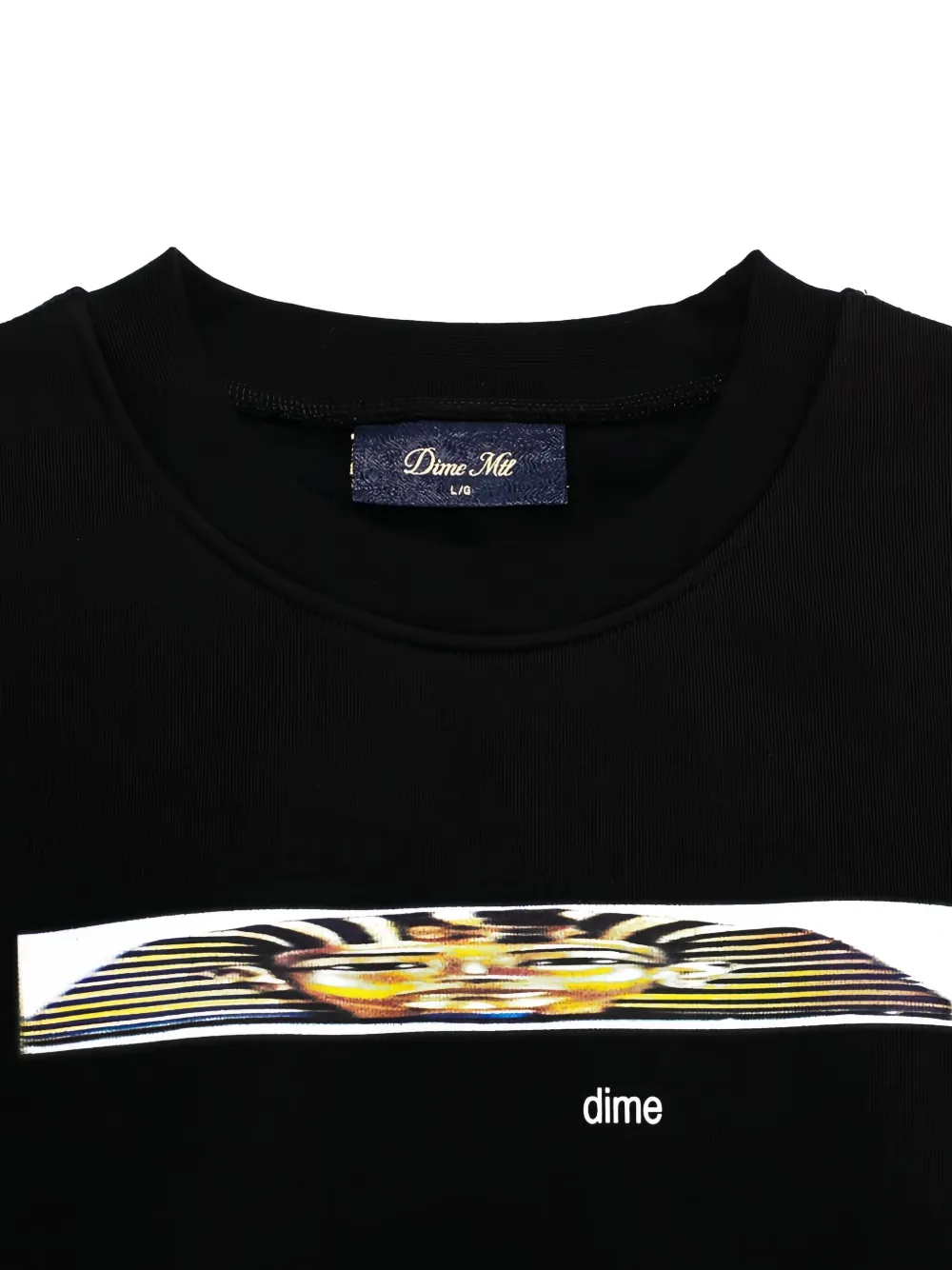 dime Sweater van katoenmix Zwart