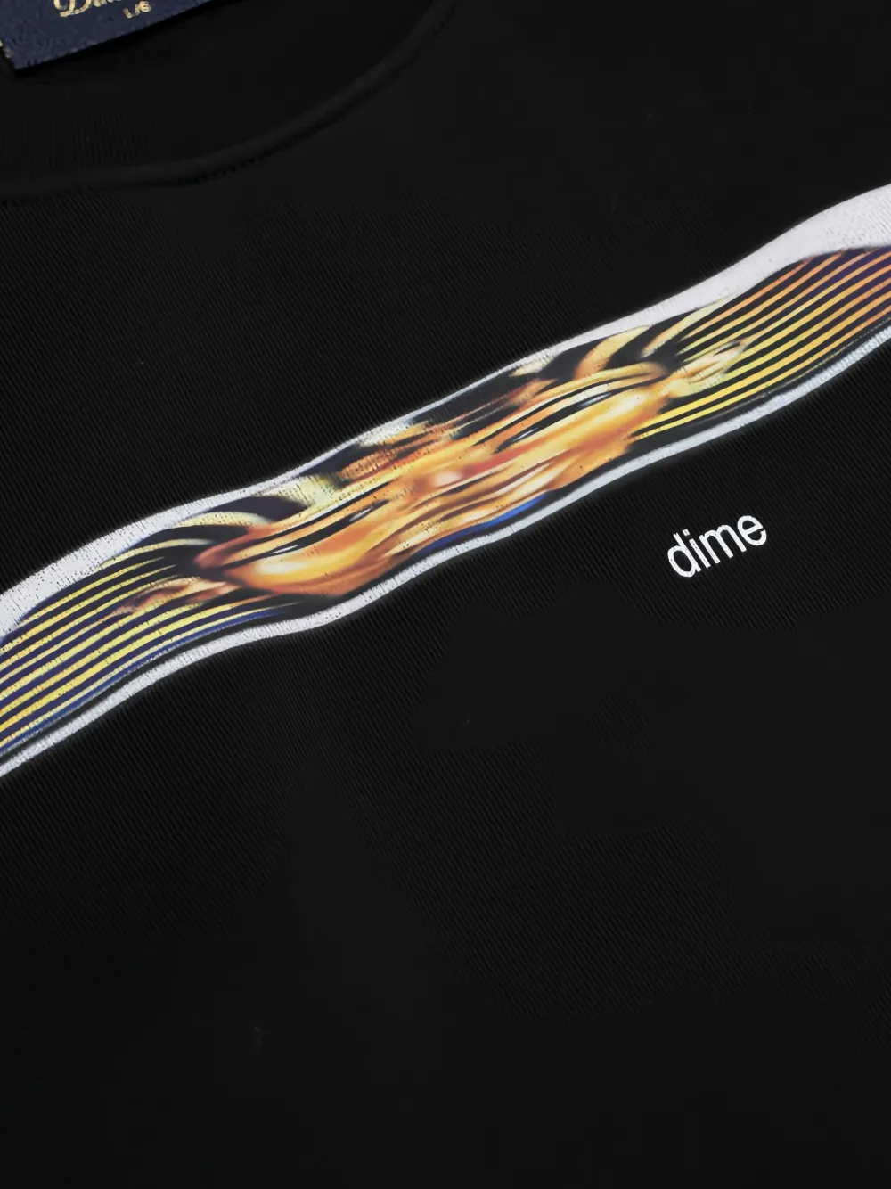 dime Sweater van katoenmix Zwart