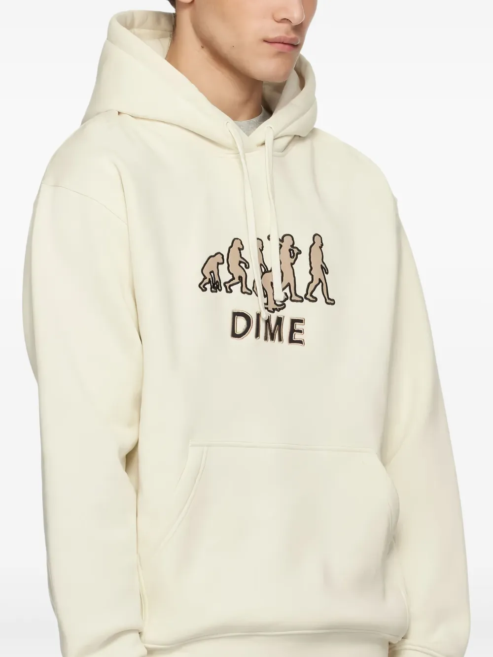 dime Evolution-graphic hoodie | Neutrals | Image 1
