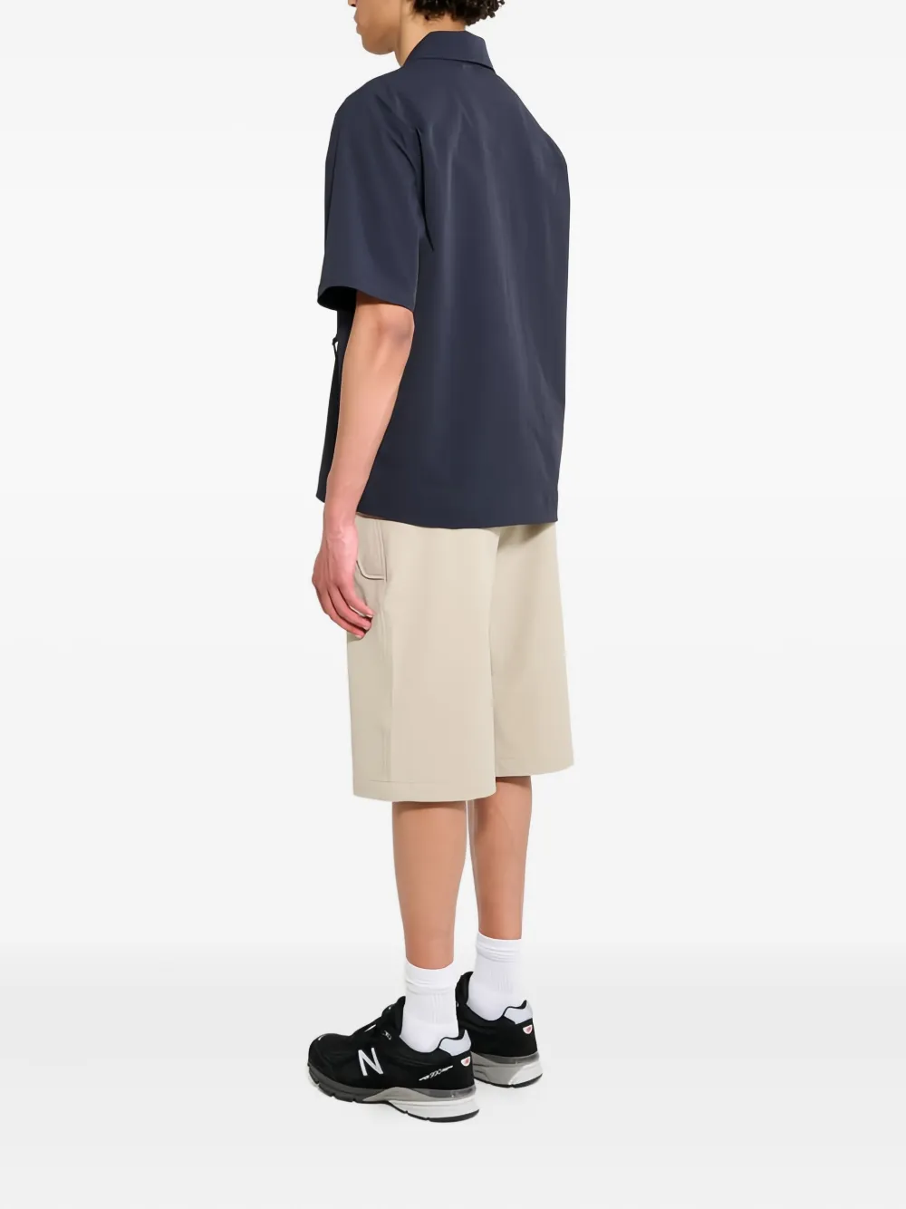 Hiking Patrol Zip-fastening Stretch Shorts In Neutral