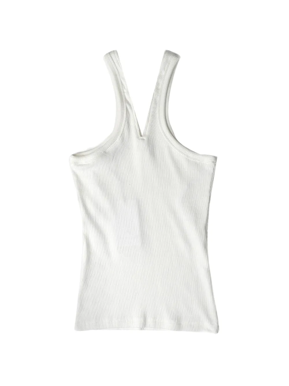Courrèges zipped tank top - Weiß