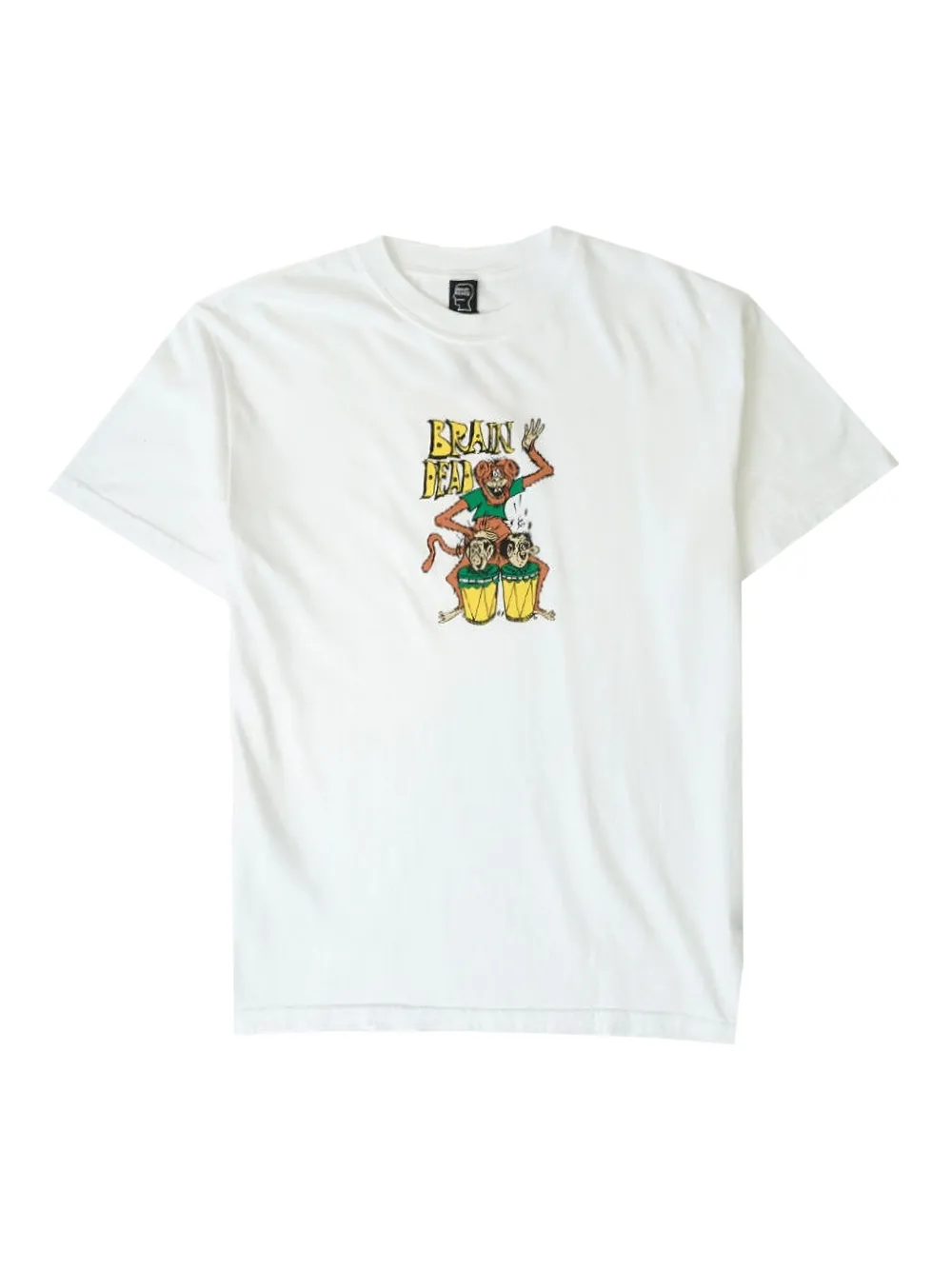 Brain Dead monkey-drum T-shirt | White | Image 1
