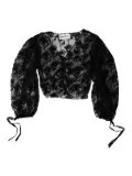 House of Sunny Thorn blouse - Black