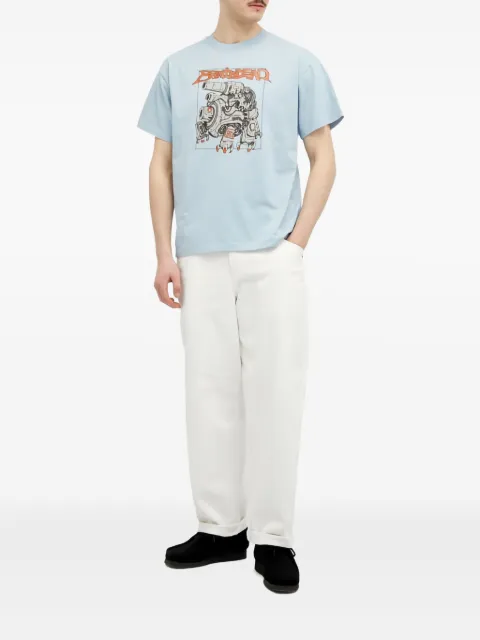 Brain Dead graphic-print cotton t-shirt