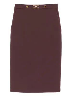 ワンピース ELISABETTA FRANCHI Women Mid Skirts LABT5551E2DO1 BROWN MIDI SKIRT for Women - Elisabetta Franchi | Biffi