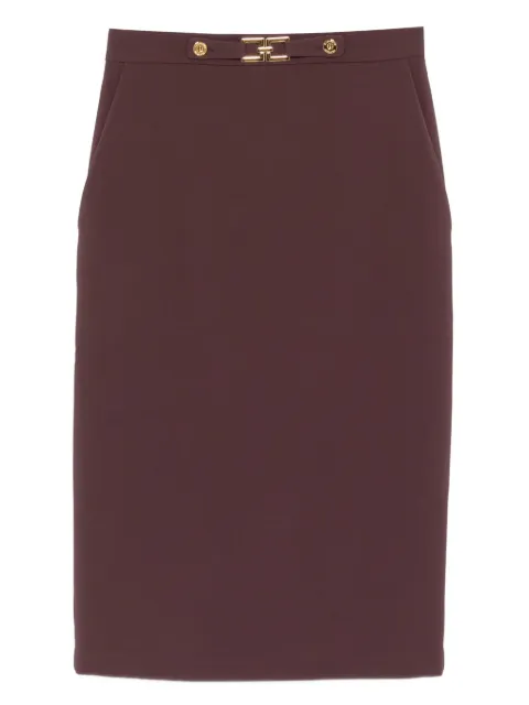 Elisabetta Franchi button-fastening pencil skirt