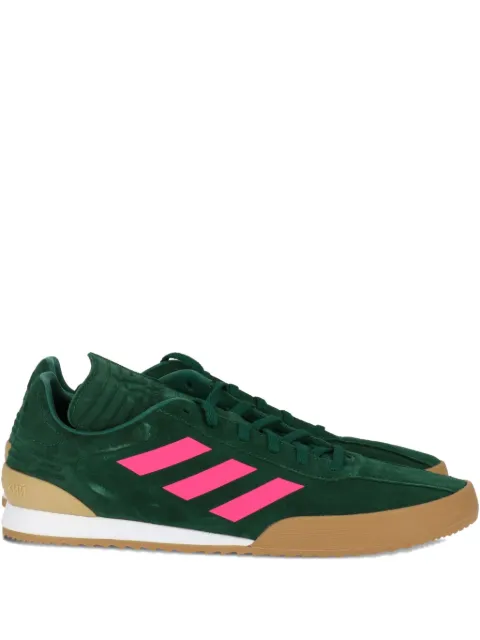 Luxury Supply suede-panelled three-stripes low-top sneakers
