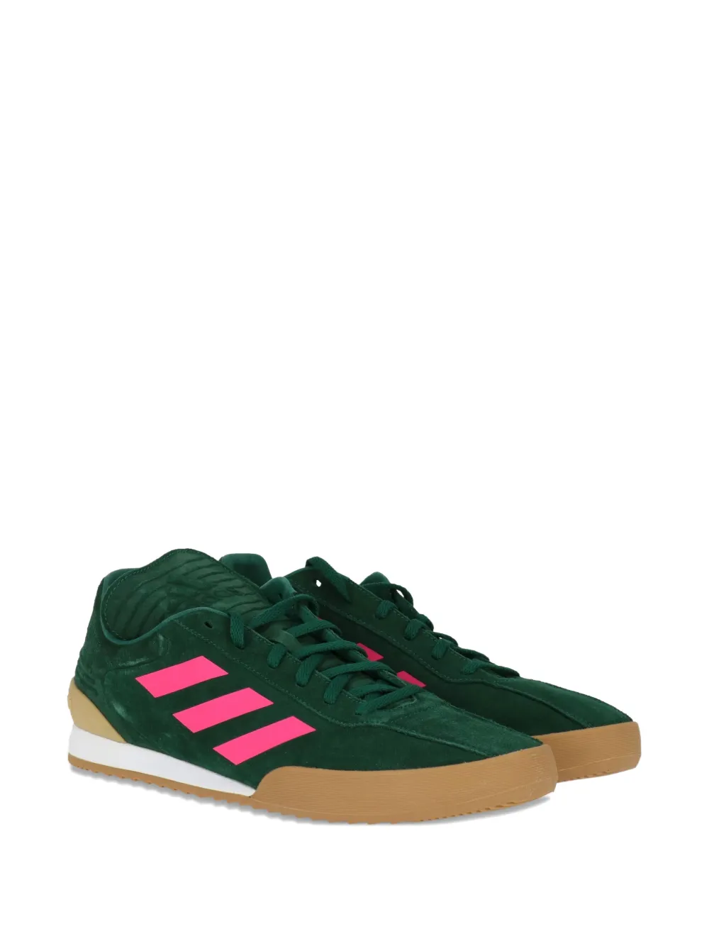 Luxury Supply suede-panelled three-stripes low-top sneakers | Low-Tops | Image 2