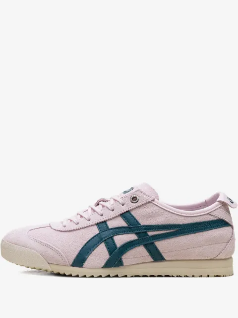 Onitsuka Tiger 멕시코 66 "크리스털 핑크/스프루스 그린" 스니커즈