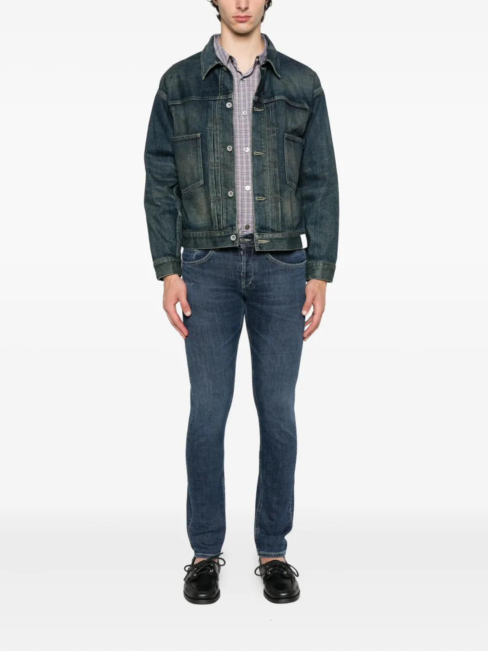 DONDUP Jeans met vijf zakken Blauw