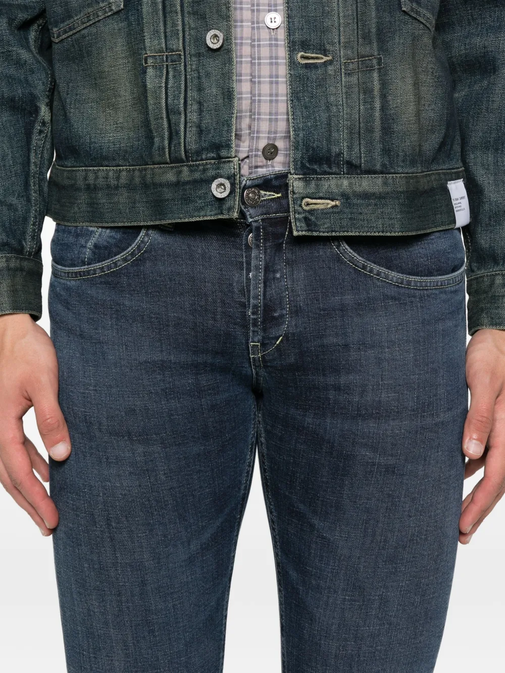 DONDUP Jeans met vijf zakken Blauw