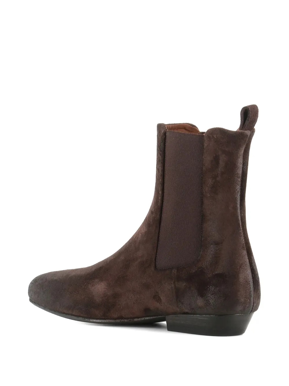Marsèll elastic-panel suede boots Brown