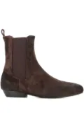 Marsèll elastic-panel suede boots - Brown