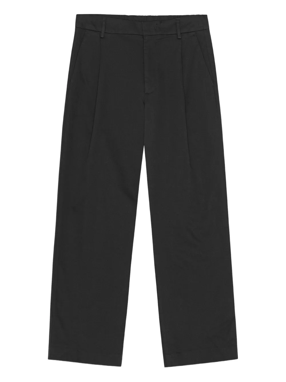 NN07 pantalon à design plissé | noir | Image 1