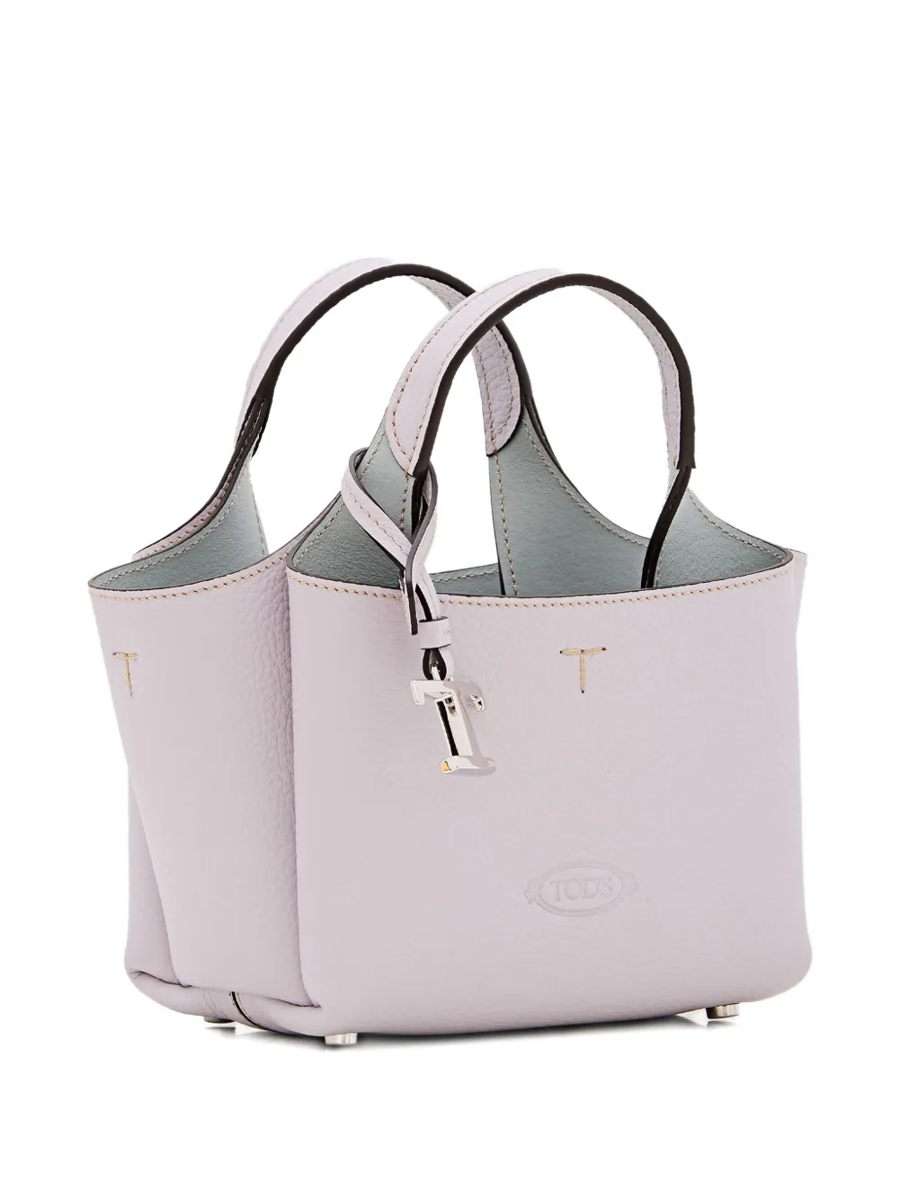 Tod's Shopper met logo-reliëf Roze