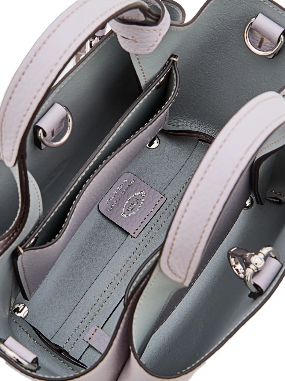 Tod's Shopper met logo-reliëf Roze