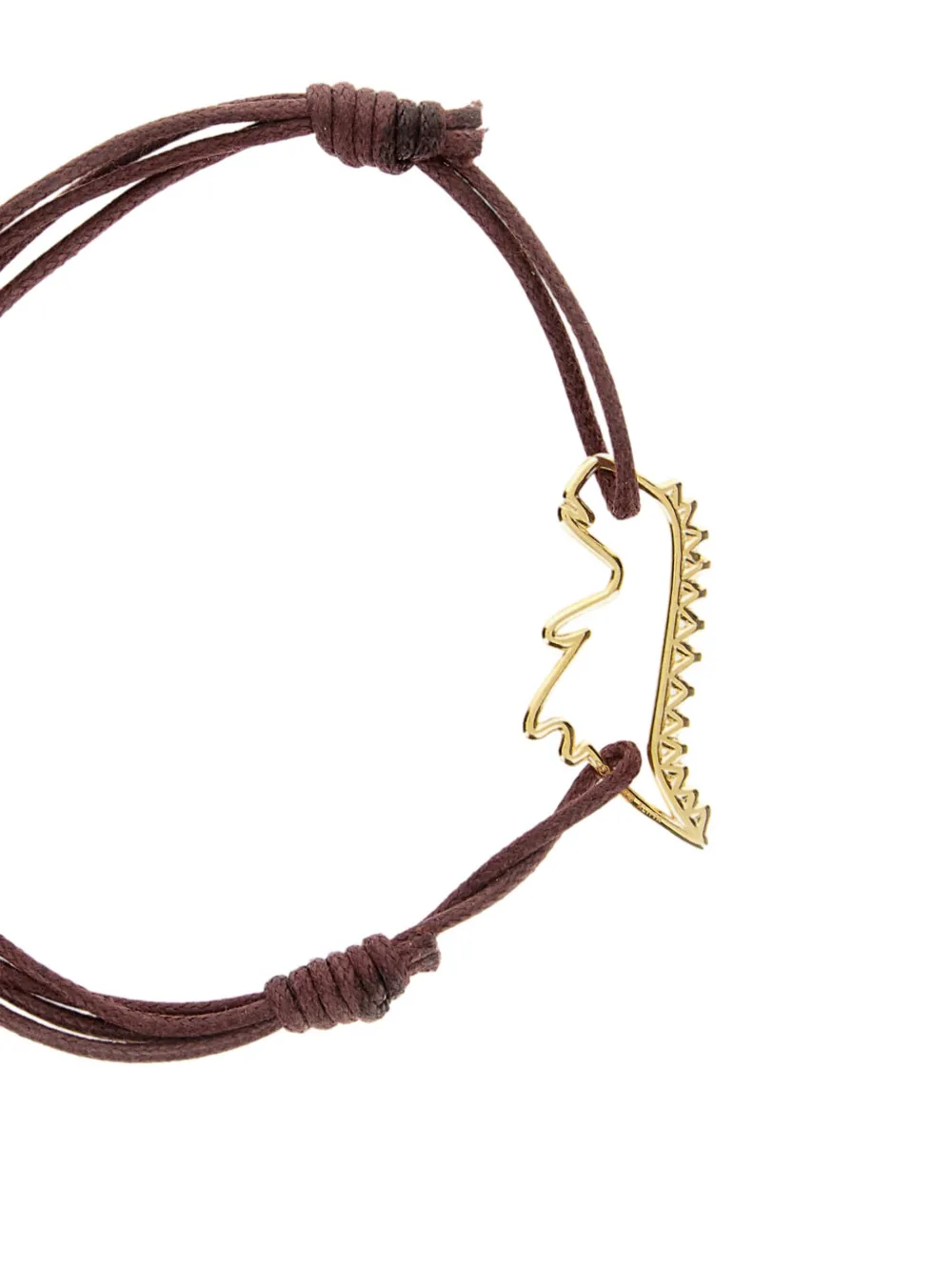 Aliita 9K yellow gold Dino cord bracelet | Image 2