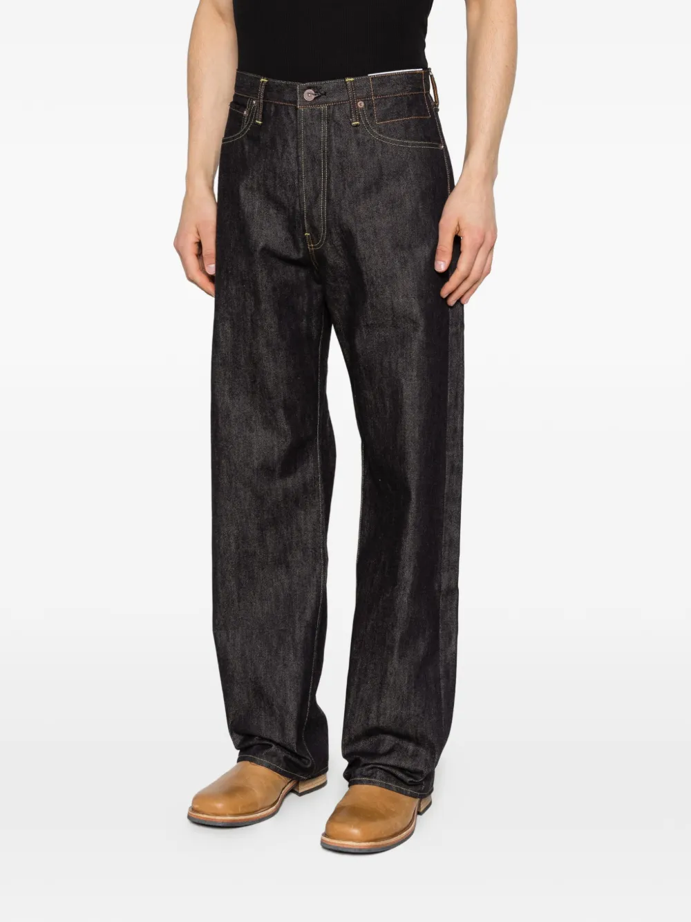  Visvim Raw-finish Jeans - Black 