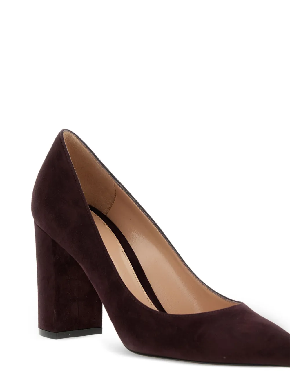Gianvito Rossi 85mm suede pumps Brown