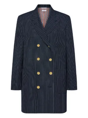 Thom Browne ストライプ ジャケット | ブルー | FARFETCH JP