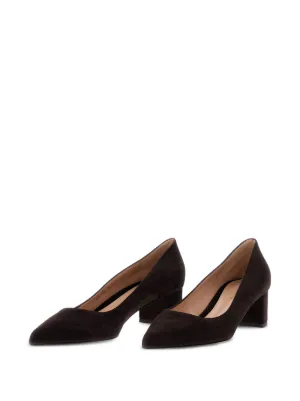 Gianvito Rossi スエードハイヒールパンプスブラック ジャンヴィットロッシパンプスヒール10㎝黒スエード