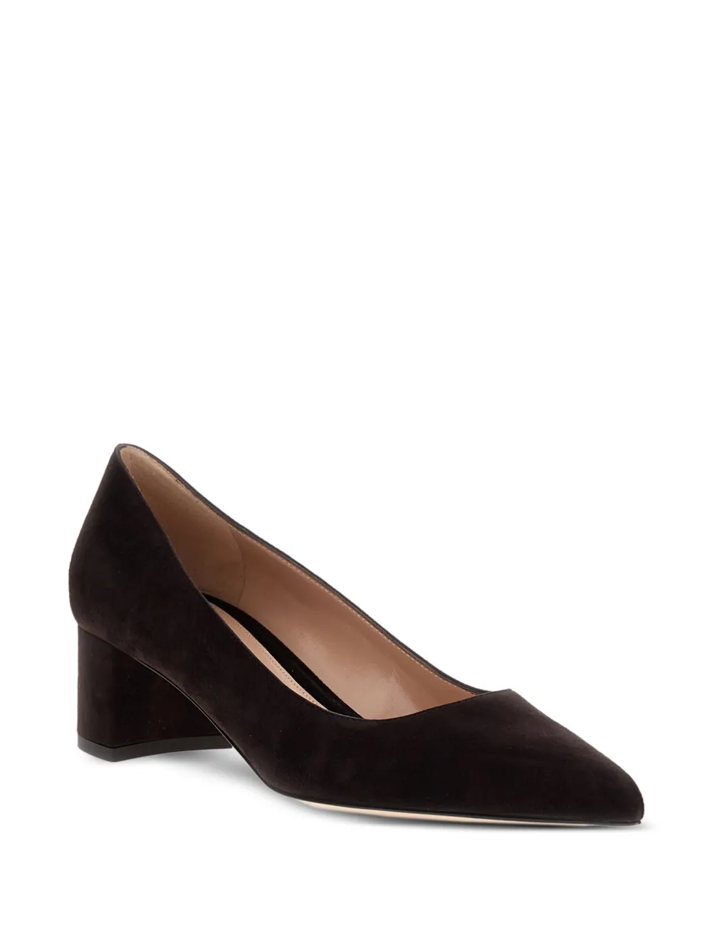 Gianvito Rossi 45mm suede pumps Brown