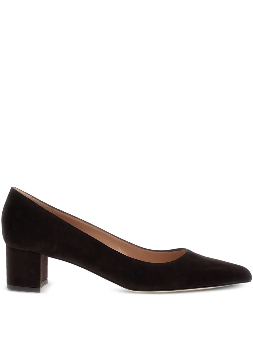 Gianvito Rossi 45mm suede pumps Brown