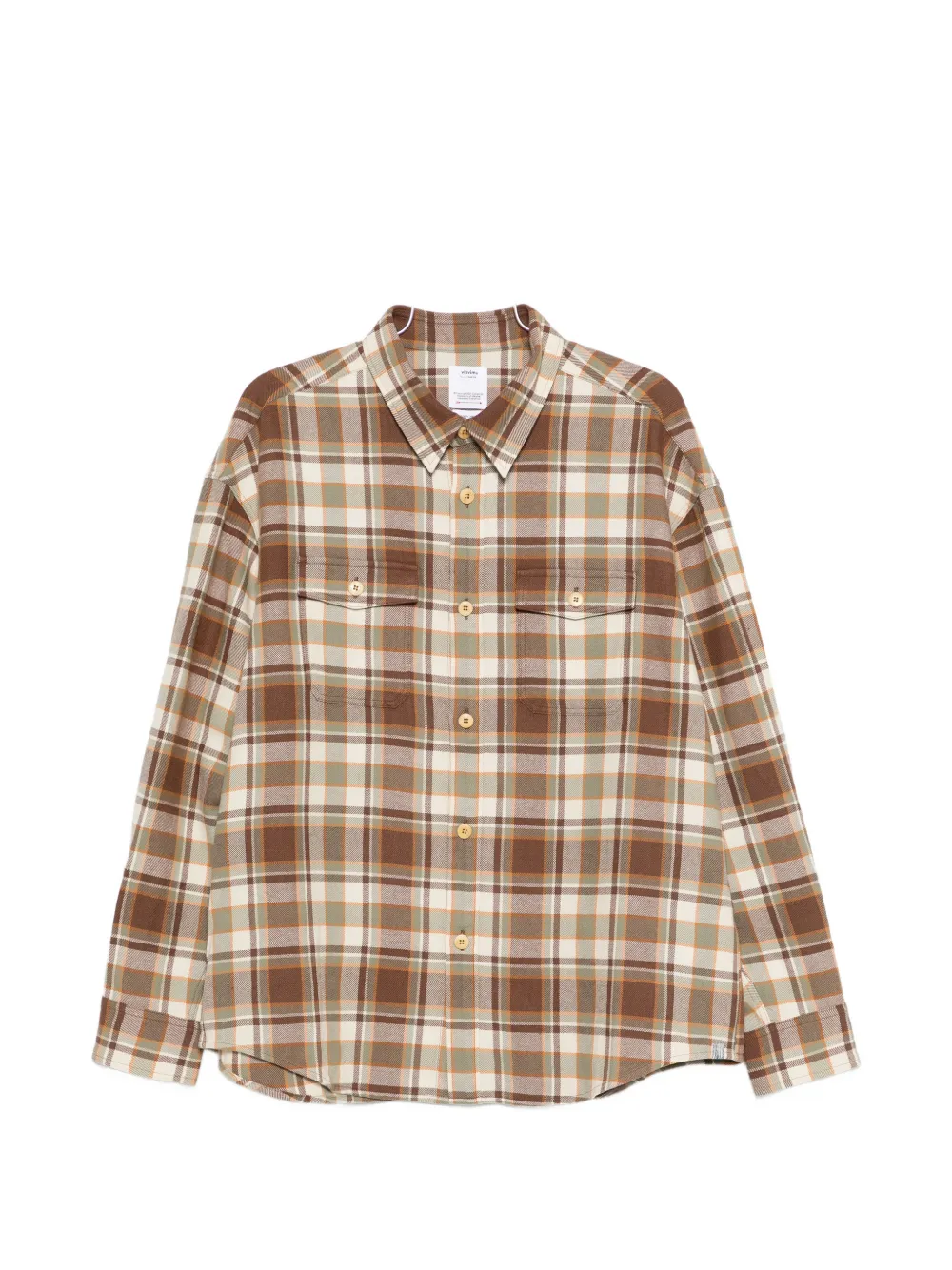 visvim Lumber checked shirt - Marrone