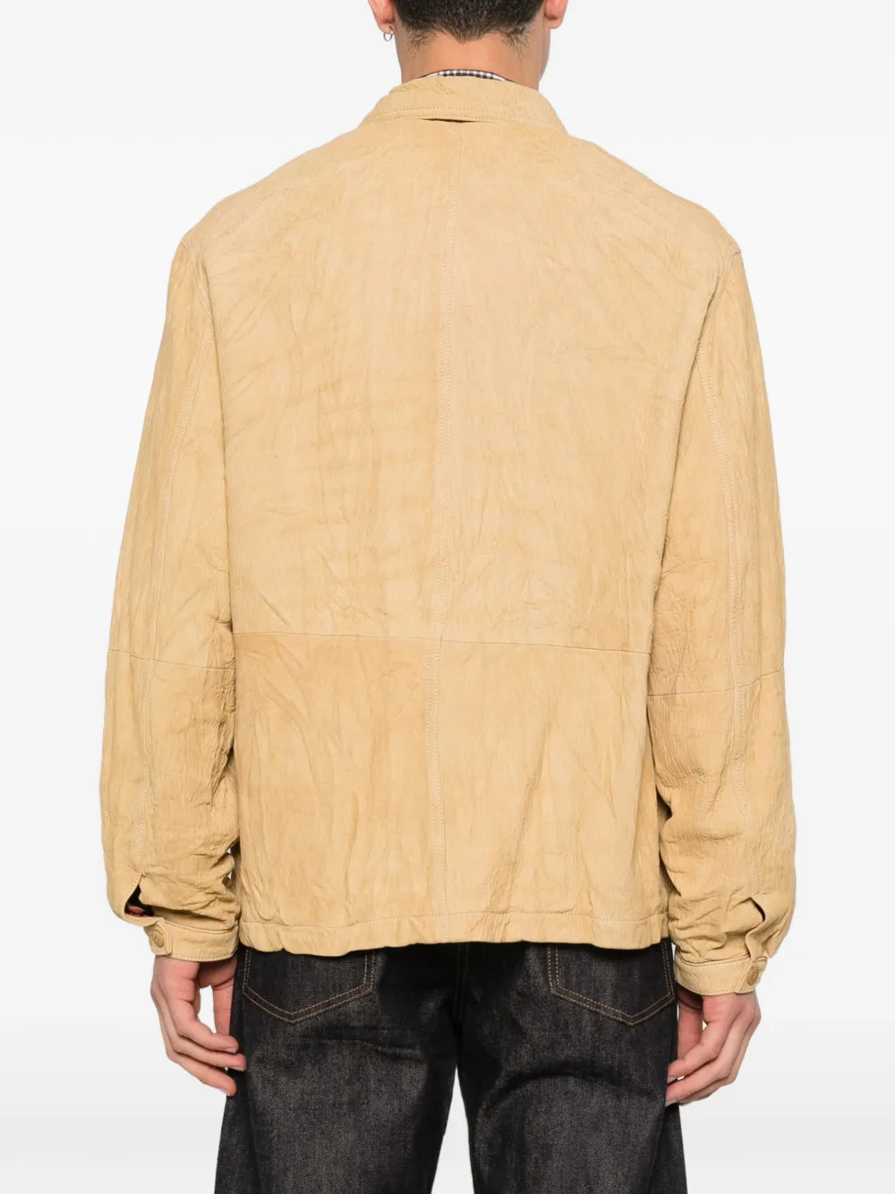 visvim Travail shirtjack met opgestikte zak Beige