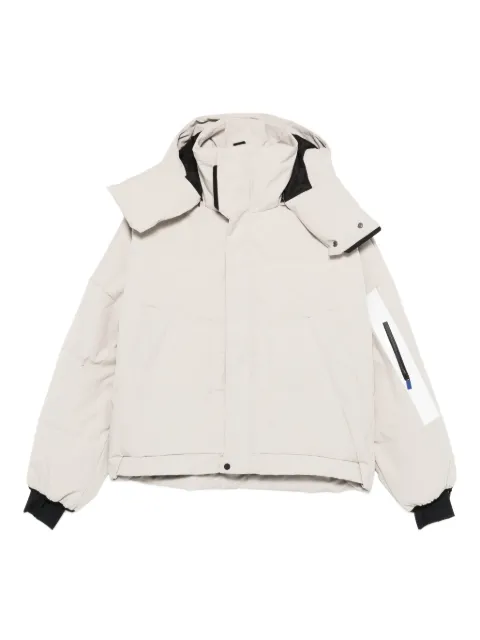 Templa hooded zip-fastening ski jacket