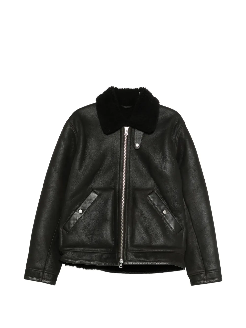 NN07 Atkinson 8173 leather jacket - Marrone