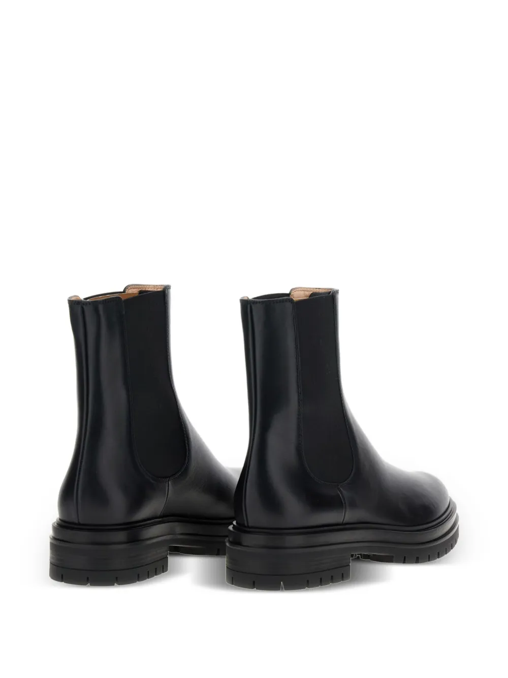 Gianvito Rossi leather Chelsea boots Black